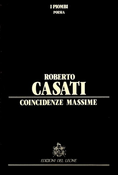 Copertina del libro Coincidenze Massime